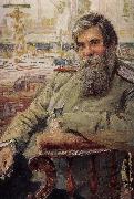 Ilia Efimovich Repin Do not charge the Czech Republic Andrei portrait Spain oil painting artist